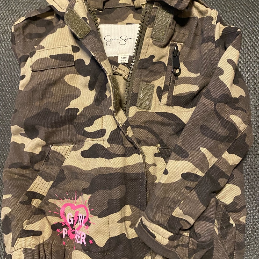 Jessica Simpson 12 month camo jacket